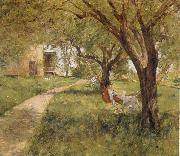 Palmer, Walter Launt Afternoon in  the Hammock oil on canvas